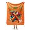 Graffiti Leukemia Sherpa Blanket - JohnVsGBM50″×60″