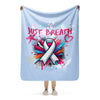 Graffiti Lung Cancer Sherpa Blanket - JohnVsGBM50″×60″