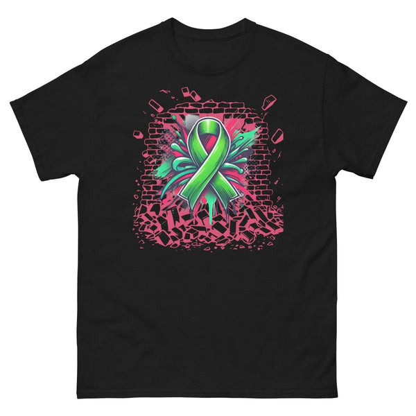 Green Graffiti Ribbon Tee - JohnVsGBMBlackS