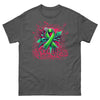 Green Graffiti Ribbon Tee - JohnVsGBMDark HeatherS