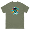 Green Ribbon Graffiti Tee - JohnVsGBMMilitary GreenS