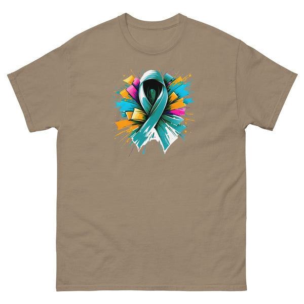 Green Ribbon Graffiti Tee - JohnVsGBMBrown SavanaS