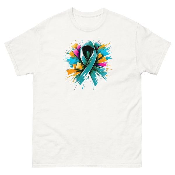 Green Ribbon Graffiti Tee - JohnVsGBMWhiteS