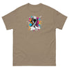 Grey Paint Blotch Ribbon Graffiti Tee - JohnVsGBMBrown SavanaS