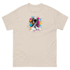 Grey Paint Blotch Ribbon Graffiti Tee - JohnVsGBMNaturalS