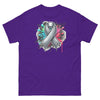 Grey Ribbon Graffiti Tee - JohnVsGBMPurpleS