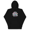 Grey Tones Ribbon Graffiti Hoodie - JohnVsGBMBlackS