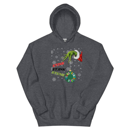 Grinch Cancer Hoodie - JohnVsGBMDark HeatherS