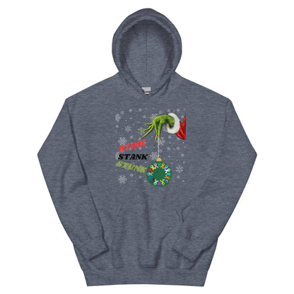 Grinch Cancer Hoodie - JohnVsGBMHeather Sport Dark NavyS