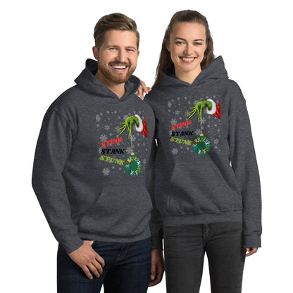 Grinch Cancer Hoodie - JohnVsGBMLight BlueS