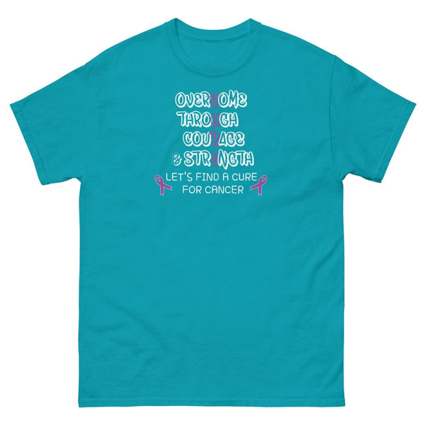 Hodgkin's Lymphoma Cure Tee - JohnVsGBMTropical BlueS