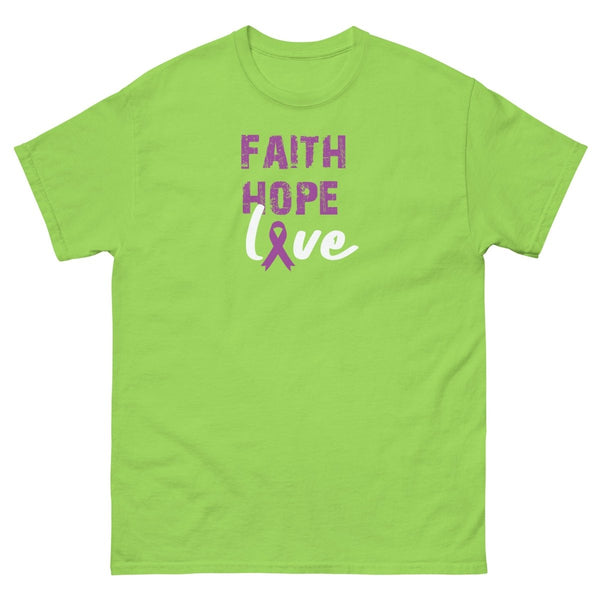 Hodgkin's Lymphoma Faith Tee - JohnVsGBMLimeS