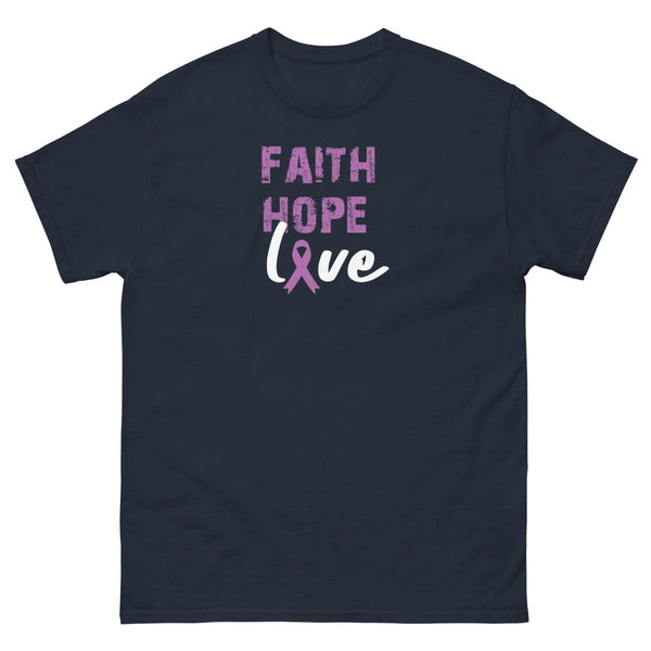 Hodgkin's Lymphoma Faith Tee - JohnVsGBMNavyS