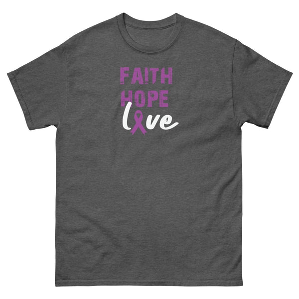 Hodgkin's Lymphoma Faith Tee - JohnVsGBMDark HeatherS