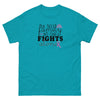 Hodgkin's Lymphoma Family Fight Tee - JohnVsGBMTropical BlueS