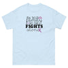 Hodgkin's Lymphoma Family Fight Tee - JohnVsGBMLight BlueS