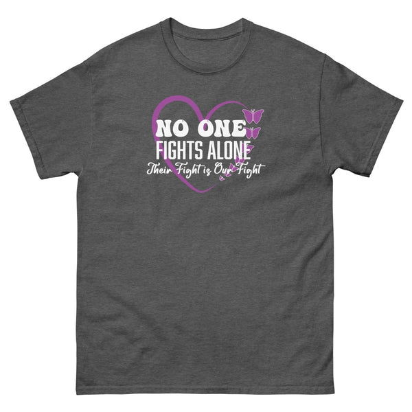 Hodgkin's Lymphoma Heart Tee - JohnVsGBMDark HeatherS