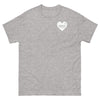 Hodgkin's Lymphoma Heart Tee - JohnVsGBMSport GreyS