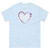 Hodgkin's Lymphoma Heart Tee - JohnVsGBMLight BlueS