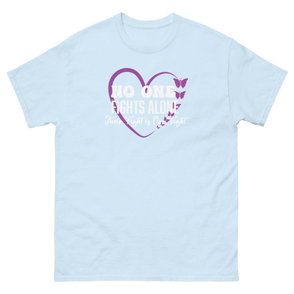 Hodgkin's Lymphoma Heart Tee - JohnVsGBMLight BlueS