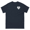 Hodgkin's Lymphoma Heart Tee - JohnVsGBMNavyS