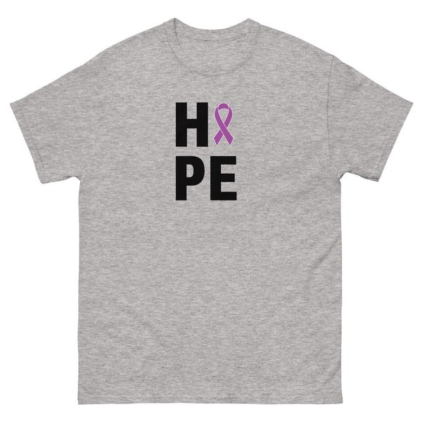 Hodgkin's Lymphoma Hope Tee - JohnVsGBMSport GreyS