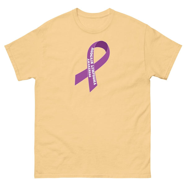 Hodgkin's Lymphoma Lg Ribbon Tee - JohnVsGBMYellow HazeS