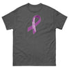 Hodgkin's Lymphoma Lg Ribbon Tee - JohnVsGBMDark HeatherS