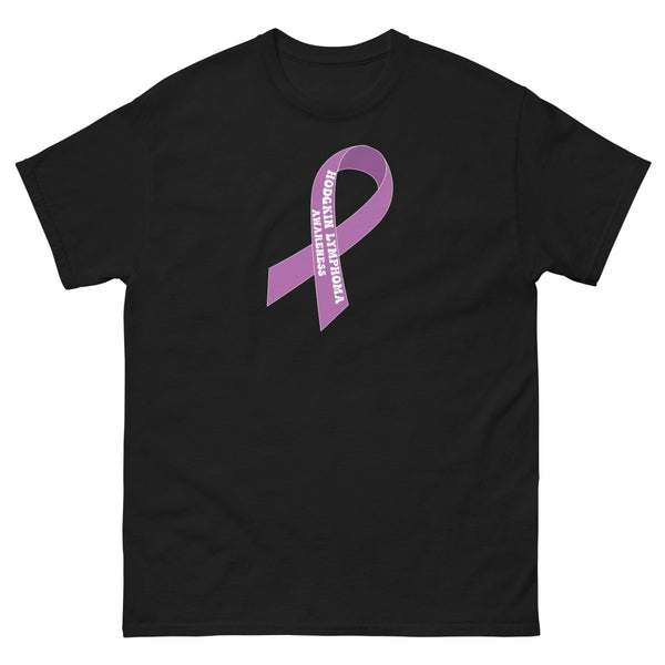 Hodgkin's Lymphoma Lg Ribbon Tee - JohnVsGBMBlackS