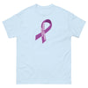 Hodgkin's Lymphoma Lg Ribbon Tee - JohnVsGBMLight BlueS