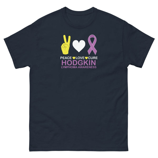 Hodgkin's Lymphoma Peace Tee - JohnVsGBMNavyS