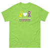 Hodgkin's Lymphoma Peace Tee - JohnVsGBMLimeS