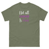 Hodgkin's Lymphoma Pink Tee - JohnVsGBMMilitary GreenS