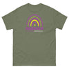 Hodgkin's Lymphoma Rainbow Tee - JohnVsGBMMilitary GreenS