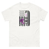 Hodgkin's Lymphoma Ribbon Flag Tee - JohnVsGBMWhiteS