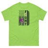 Hodgkin's Lymphoma Ribbon Flag Tee - JohnVsGBMLimeS