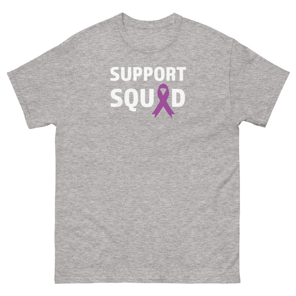 Hodgkin's Lymphoma Squad Tee - JohnVsGBMSport GreyS