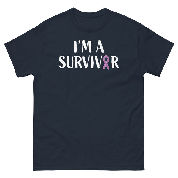 Hodgkin's Lymphoma Survivor Tee - JohnVsGBMNavyS