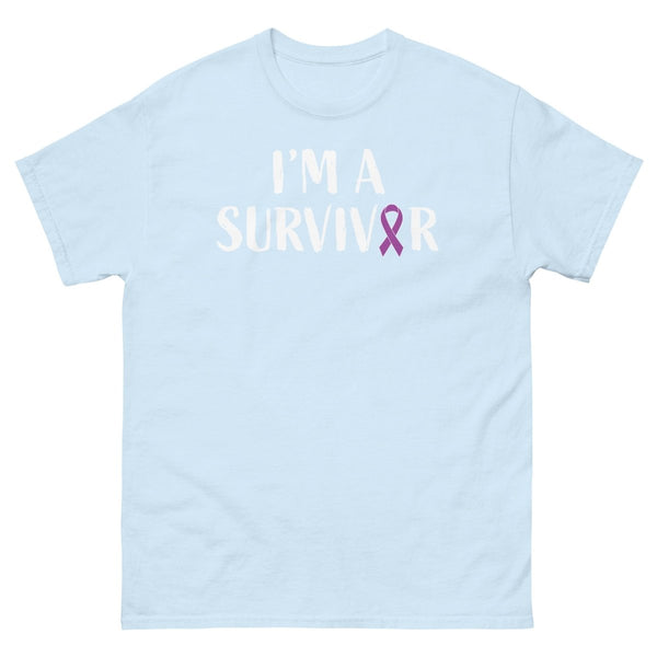 Hodgkin's Lymphoma Survivor Tee - JohnVsGBMLight BlueS