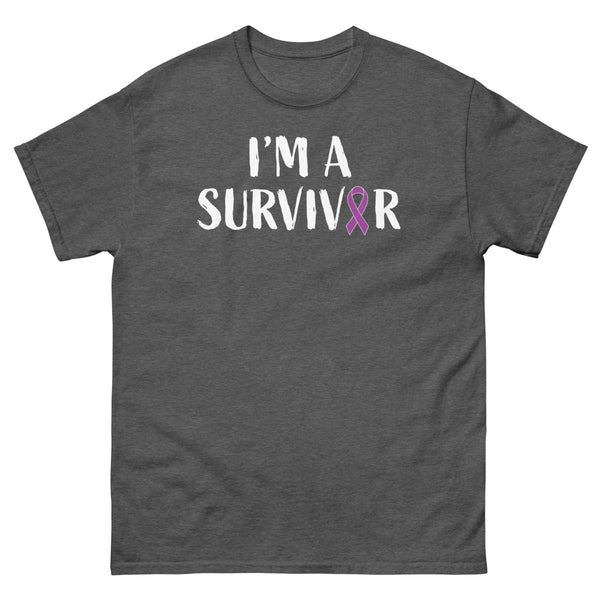 Hodgkin's Lymphoma Survivor Tee - JohnVsGBMDark HeatherS