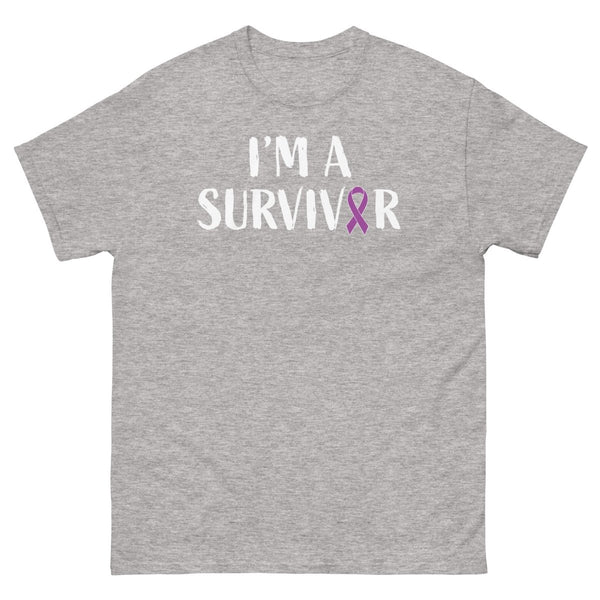 Hodgkin's Lymphoma Survivor Tee - JohnVsGBMSport GreyS