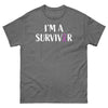 Hodgkin's Lymphoma Survivor Tee - JohnVsGBMGraphite HeatherS