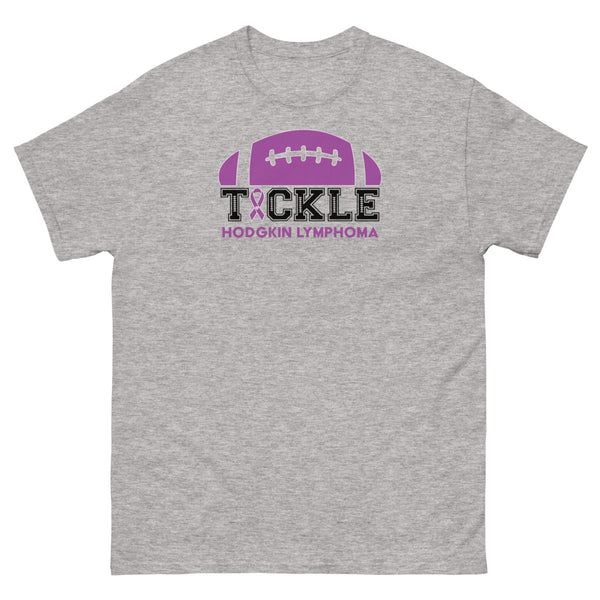 Hodgkin's Lymphoma Tackle Tee - JohnVsGBMSport GreyS