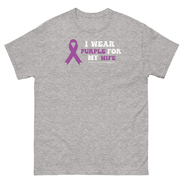 Hodgkin's Lymphoma Wife Tee - JohnVsGBMSport GreyS