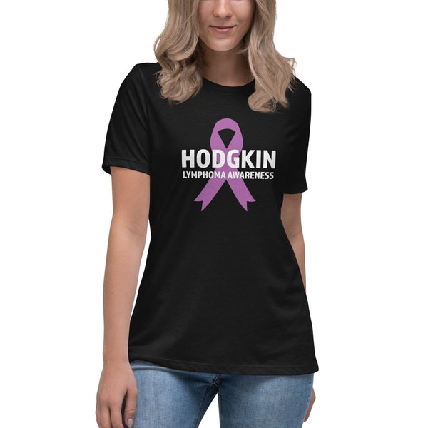 Hodgkin's Lymphoma Women's Awareness Tee - JohnVsGBMBlackS