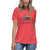 Hodgkin's Lymphoma Women's Brn Tackle Tee - JohnVsGBMHeather RedS