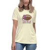 Hodgkin's Lymphoma Women's Brn Tackle Tee - JohnVsGBMCitronS