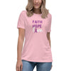 Hodgkin's Lymphoma Women's Faith Tee - JohnVsGBMPinkS