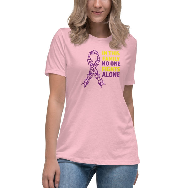 Hodgkin's Lymphoma Women's Family Tee - JohnVsGBMPinkS