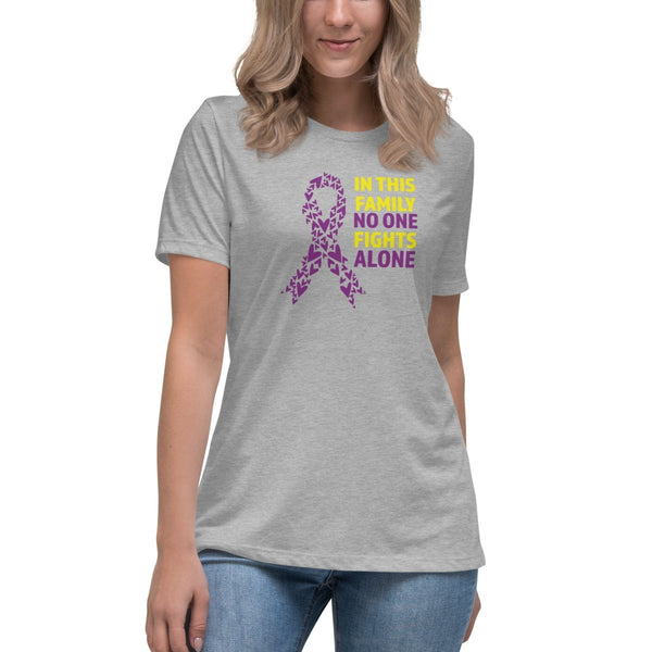 Hodgkin's Lymphoma Women's Family Tee - JohnVsGBMAthletic HeatherS